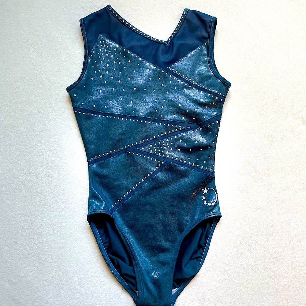 Dark blue Little Stars leotard